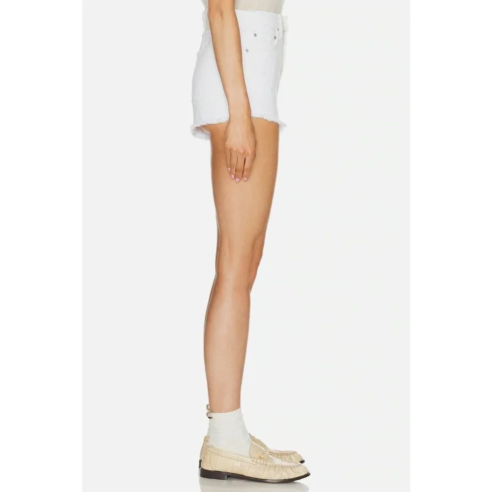 GRLFRND Kyla Hot Shorts in Amarillo Fray 23 Womens Denim Jeans